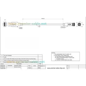 Cable de extensión Plinkwirekb USB 3.0 A macho a M12 B hembra de 5 pines, cable de automatización para sensores de visión industrial PLC. - Product Image 6