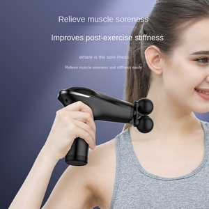 Pistola de Masaje Deportiva Mini Eléctrica Inalámbrica con Motor Cepillado y Control de Temporización, Batería de 1200-2000mAh, Barra de Fitness, Venta Transfronteriza - Product Image 3