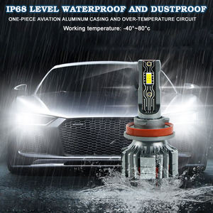 ชุดไฟ LED หน้ารถ12V 360 9005 9006 IP68กันน้ำ6000K สำหรับรถ Audi A6 M3 Prius อุปกรณ์สากล - Product Image 6