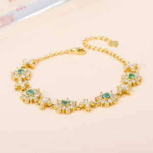 Bracciale Naturale con Perline Delicato in Argento Sterling 925 Placcato Rodio, Nuovo Design di Lusso alla Moda a Prezzo Conveniente - Product Image 2