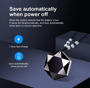 Enregistreur vocal portable à activation vocale, mini enregistreur vocal, enregistrement 20H, collier enregistreur vocal - Product Image 6