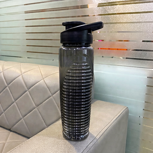 Botella de Agua Moderna de Plástico con Tapa Antiderrames, Reutilizable, de 1 Pieza, para Viaje, 700 ml, M/S LIMITLESS HUNCH LH-02 - Product Image 1