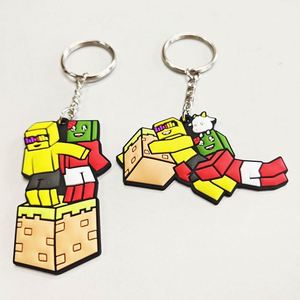 Custom 2D/3D <b>Anime</b> Soft Pvc <b>Keychain</b> Make Rubber Sport Key Chain Your Logo Keyring with Chain - Product Image 2