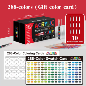 Rotulador Acrílico Líquido Directo Serie 288 Grande, Artículo Popular Transfronterizo para Dibujo Artístico, <span class=keywords><strong>Graffiti</strong></span>, Escritura en CD, Venta al por Mayor en Stock - Product Image 6