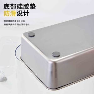 Distributeur d'eau automatique pour animaux de compagnie en acier inoxydable, bol antidérapant pour chat avec distributeur par gravité pour chats - Product Image 3