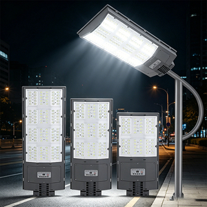 Lampadaire Solaire LED Extérieur Étanche IP65 en ABS pour Jardin, Certifié CE, Lumière du Jour 6000K, Angle de Faisceau 120°, Lampes Solaires pour Route - Product Image 1
