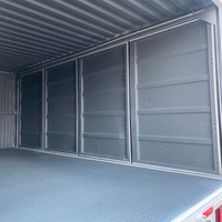 Carrosserie de fourgonnette sèche en acier Q235 durable pour la logistique et le transport de marchandises intensifs, adaptée aux camions FAW Jiefang