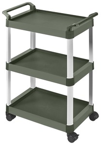 Carro de almacenamiento de plástico para el hogar de cuatro ruedas que ahorra espacio para herramientas OEM Organización inteligente personalizable en cada habitación - Product Image 1