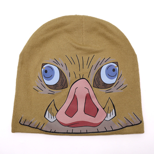 Y2k Acrylic Skull Thiết Kế Jacquard Tất Cả Các Hơn In Biểu Tượng Tùy Chỉnh Nhà Sản Xuất Bonnets Mùa Đông Beanies Mũ - Product Image 1