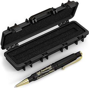 Gun Lover Master Marksman Novio Esposo Papá Navidad San Valentín Veteranos Hombre Regalo Personalizado Bolígrafo en forma de bala con estuche - Product Image 1