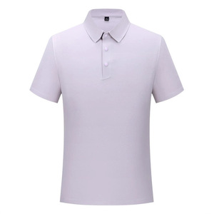 Camiseta Polo de Manga Corta, Color Sólido, Transpirable, de Poliéster, Unisex, para Trabajo y Uso Diario - Product Image 1