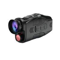 Caméra vidéo monoculaire HD compacte et légère, vision de jour et de nuit, entièrement noire, directement de l'usine