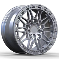 Jantes de course légères JY pour BMW M3 G80 M4 G82 G83 en alliage d'aluminium 18 19 20 pouces 5x112 5x120 forgées noires à motif maillé