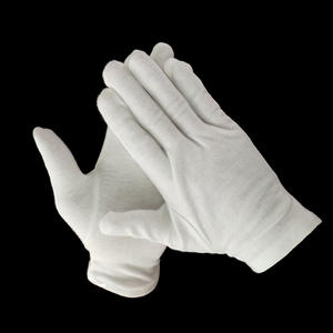 Sarung Tangan Eksim Tangan Pelembap Alami Kapas Putih Premium Bernapas untuk Perawatan Tidur Semalam - Product Image 2
