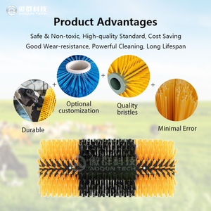 Gãi Bò Quay Bàn Chải Gia Súc Trang Trại Làm Sạch Cơ Thể Bò Tự Động Bàn Chải Nylon Chất Liệu Làm Sạch Lược - Product Image 2