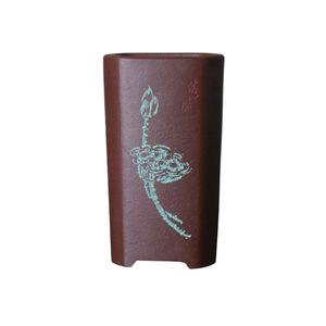 Maceta de Bonsái Zisha, Mini Macetas Hechas a Mano para Escritorio, Estilo Su Bing, Pequeñas Plantas en Maceta - Product Image 5