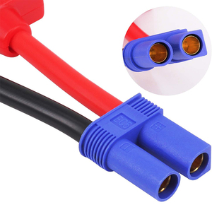 Reemplazo de Cable de puente EC5, abrazadera de pinza de cocodrilo <span class=keywords><strong>para</strong></span> Cable de puente de coche a conector EC5 <span class=keywords><strong>para</strong></span> <span class=keywords><strong>arrancador</strong></span> de emergencia portátil de 12V - Product Image 2