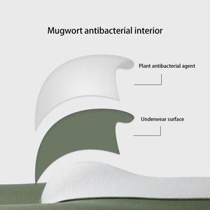 Мужские классические трикотажные трусы-боксеры из 100% хлопка, экологичные, дышащие, антибактериальные, антистатические, со средней посадкой, с логотипом - Product Image 5