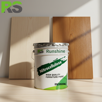 Revêtements de laque transparente à base de nitrocellulose pour meubles en bois, brillance excellente, séchage rapide, finition protectrice durable