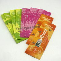Sac en plastique scellé au dos pour aliments, casse-croûte, noix, biscuits, emballage de barre de chocolat sucré personnalisé Sachet thermoscellé Pochettes à fermeture éclair