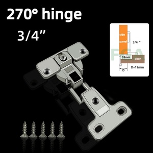 Modern 270 Degree Zinc Alloy Furniture Hinge <b>Big</b> Angle 270 Degree Hinge for Cabinet & <b>Wardrobe</b> Doors for Home Office - Product Image 4