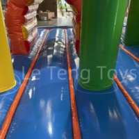 Château gonflable personnalisé en PVC arc-en-ciel licorne, imperméable, ignifuge, certifié CE, pour enfants de 5 à 14 ans
