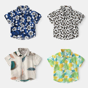 เสื้อยืดแขนสั้นลายการ์ตูนพิมพ์เต็มตัวสำหรับเด็กผู้ชาย ผ้าฝ้าย สำหรับฤดูร้อน ขายส่งจากซัพพลายเออร์จีน - Product Image 4