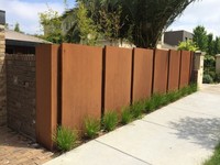 Revestimiento de pared de valla de metal CNC decorativo de adornos de jardín