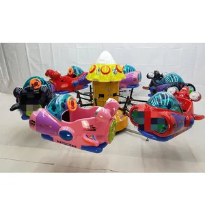 Waimar Outdoor amusement park kids merry go round ride on mini carousel in vendita