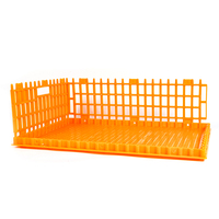 Cage de transport en plastique pour volailles et poulets Cage de transport pour poulets de chair Cage pour pigeon et canards