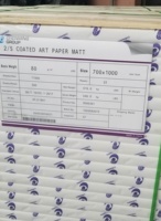 Papier aluminium brillant et mat, carton mère