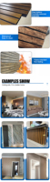 Panneau mural 3D rainuré en PVC de haute qualité Ceilingarts, style chinois, imperméable, pour décoration murale intérieure, 1 an, 8,5 mm