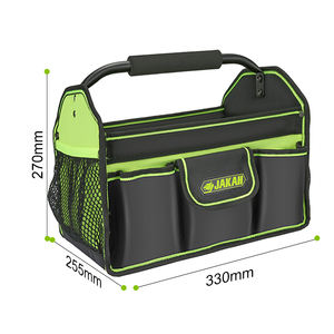 Bolsa grande impermeable para reparación de automóviles, bolso de herramientas con mango de tubo de acero para <span class=keywords><strong>electricista</strong></span> 600D, multibolsillo - Product Image 5
