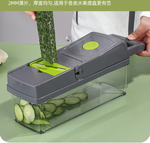 Rebanador de verduras Manual 12 en 1, rallador de alimentos, <span class=keywords><strong>mandolina</strong></span> - Product Image 4