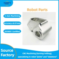 Pièces de robot en alliage d'aluminium usinées avec précision par CNC, composants personnalisés, fabricant OEM proposant des services de tournage et d'usinage