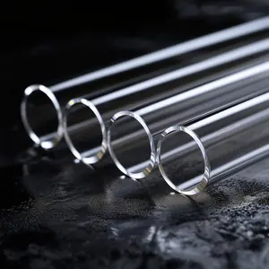 Tube en verre résistant aux hautes températures de tube de quartz