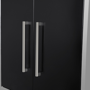 Armadio multifunzione a doppia porta in acciaio inossidabile di alta qualità con piano in Grante - Product Image 6