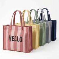 Sac fourre-tout en toile rétro personnalisé avec fermeture éclair et cordon, grande/moyenne capacité, écologique, recyclable, en coton, pour femme, idéal pour les voyages