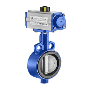Vanne papillon en titane Gr2 résistante à la corrosion, régulatrice hydraulique avec fonction d'arrêt pour le traitement des eaux usées à haute température - Product Image 5