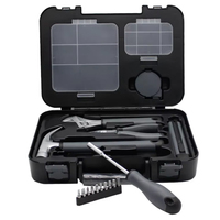 Ensemble d'outils à main de haute qualité en gros, 16 pièces, avec tournevis, jeu de douilles, clés, pinces pour la réparation à domicile et automobile