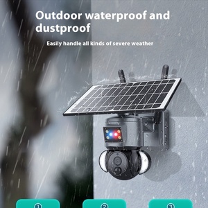 Ubox 4000 020 watt năng lượng mặt trời cctv <span class=keywords><strong>camera</strong></span> 12X 24/7 trực tuyến giám sát 4 gam kết nối 24 giờ thời gian thực dữ liệu đám mây có tính năng CMOS - Product Image 1