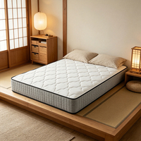 Matelas hybride Queen Size, matelas à ressorts ensachés en mousse à mémoire de forme dans une boîte pour soulager la pression et favoriser un sommeil frais