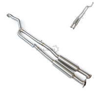 Kit de tuyau d'échappement intermédiaire à résonateur central en acier inoxydable SS304 pour Lexus GS200t GS300 ARL10 8AR-FTS 2.0T 2016-2020