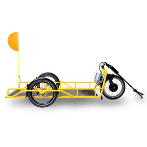 <span class=keywords><strong>Remolque</strong></span> de Carga para Bicicleta Eléctrica de 200 kg para Transporte al Aire Libre, <span class=keywords><strong>Remolque</strong></span> de Carga para Bicicleta con Neumáticos Gruesos de 20 Pulgadas - Product Image 3