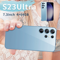 Versión global OEM Logo 7,3 pulgadas 5G 4 + 64GB desbloqueado Android 13 Deca Core Smartphone teléfono móvil con Face ID compatible con CDMA LTE