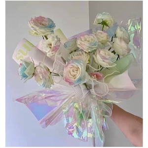Pita Hias Rambut Qibai Mesh Warna-warni Berujung Manset Model Ekor Ikan, Hiasan Kue Ubur-ubur, Pita Kemasan Streamer Ringan - Product Image 5