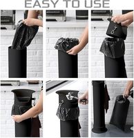 Lot de 25 grands sacs poubelle commerciaux très résistants pour boîtes à déchets d'espresso, bacs à café sur pied, accessoires essentiels
