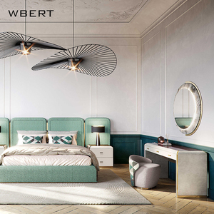 Tocador de lujo ligero italiano WBERT, mesa de maquillaje de alta gama, estación de maquillaje minimalista moderna para dormitorio, escritorio de estudio - Product Image 6