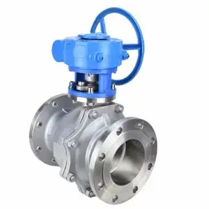 hot selling factory manufacture Q341F-16P stainless handle matrix normally open flanged ball valve