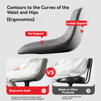 Chaise de bar ergonomique au design moderne en cuir PU personnalisé, dossier haut, pour la vente en gros en Chine